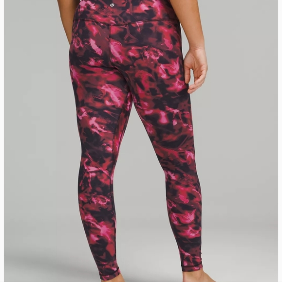 Lululemon Align HR Pant 28" Intensity Pink Blossom Multi - Picture 7 of 17